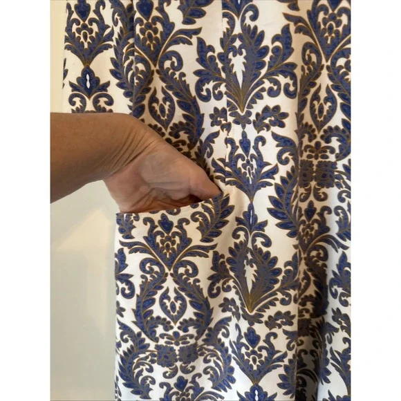 J. McLaughlin Catalina Cloth Dress Womens Size M Preppy Stretch Coastal Vacation - Picture 3 of 10